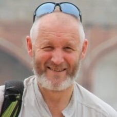 a man wearing glasses