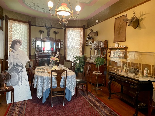 a dining room table