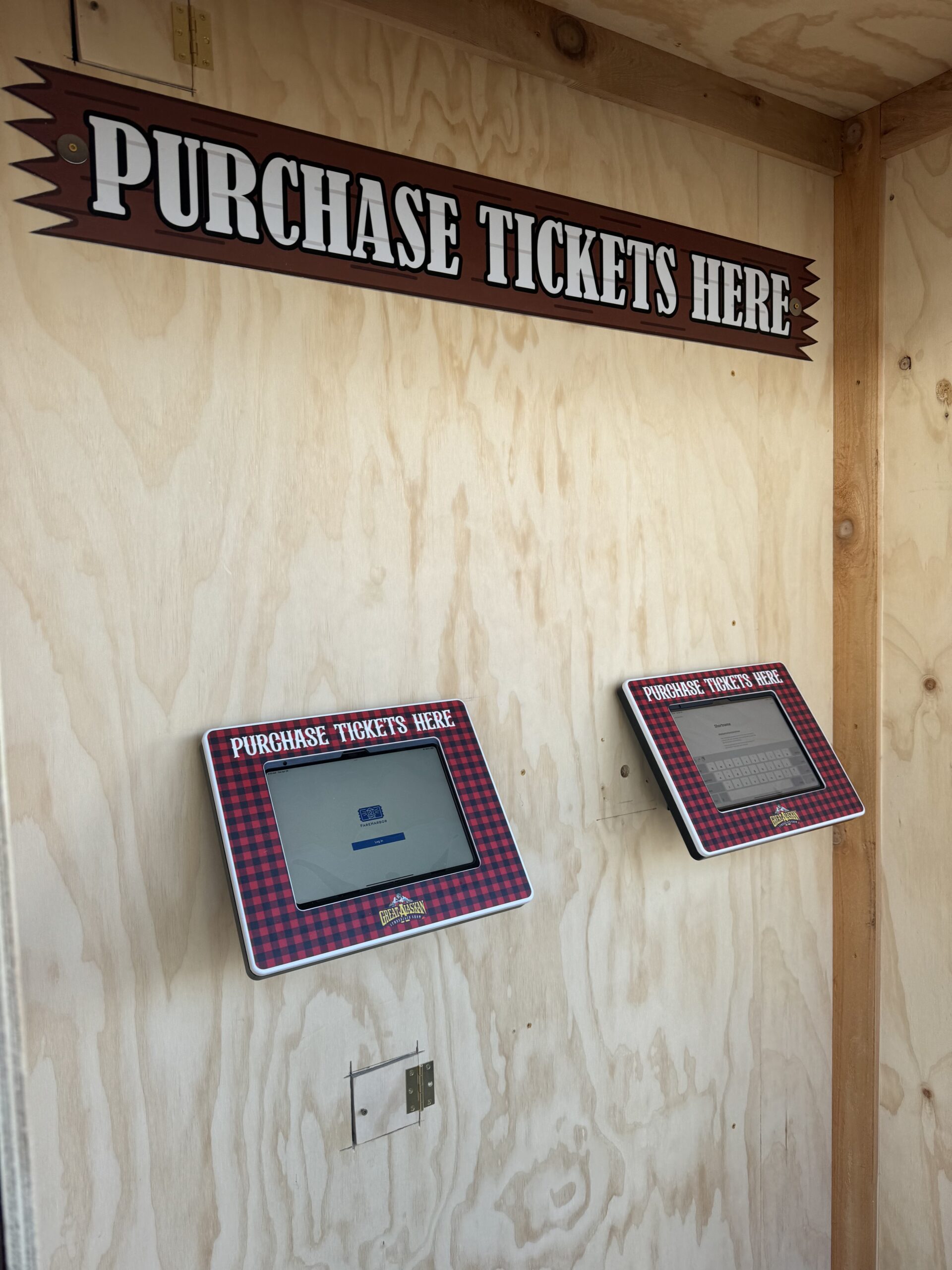 kiosk ticket booth